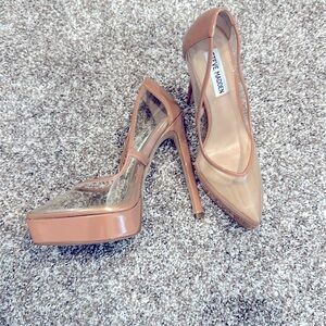 Steve Madden clear stiletto